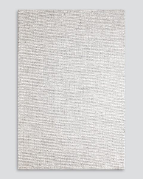 Whitte Floor Rag Nebraska Natural White Floor Rug | Furtex Australia